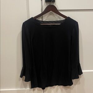 Lands' End Black Women's Blouse